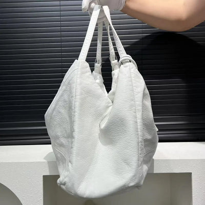 Damen Y2K Retro Vegan Leder Umhängetasche, Große Kapazität, Straßenhandtasche für Modebewusste