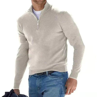 Ralf polo - Stylischer Pullover mit Reißverschluss für Herren
