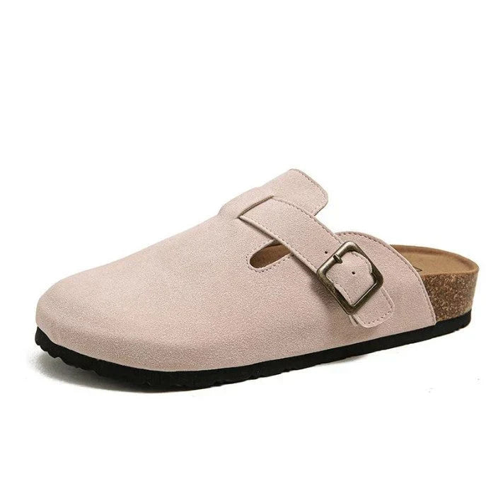 Zella - Unisex-Sandalen aus Leder im Boston-Stil