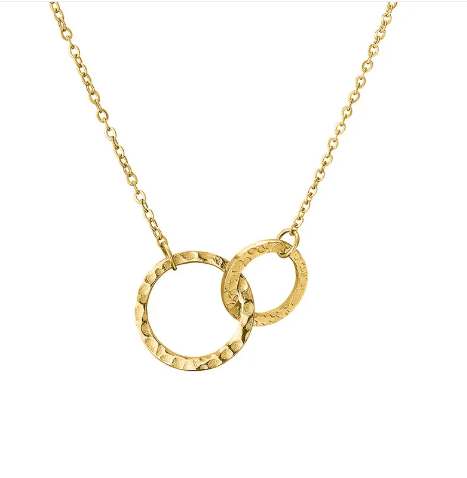 Isabelle Gold Hoop Necklace