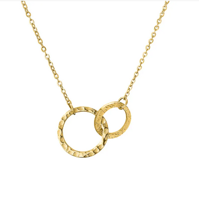 Isabelle Gold Hoop Necklace