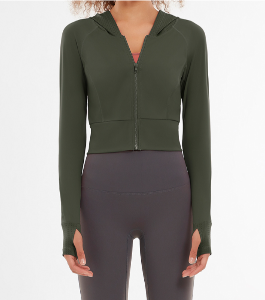 Merna Beschnittener Kapuzenpullover