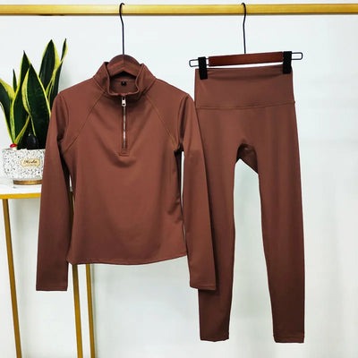 Hochwertige Damen Yoga Leggings Set