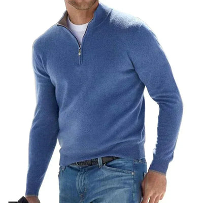 Ralf polo - Stylischer Pullover mit Reißverschluss für Herren