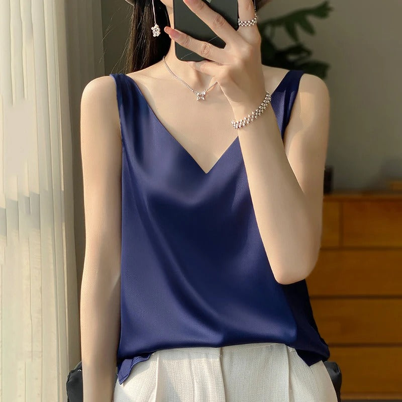 Sophia | Elegante Satinbluse