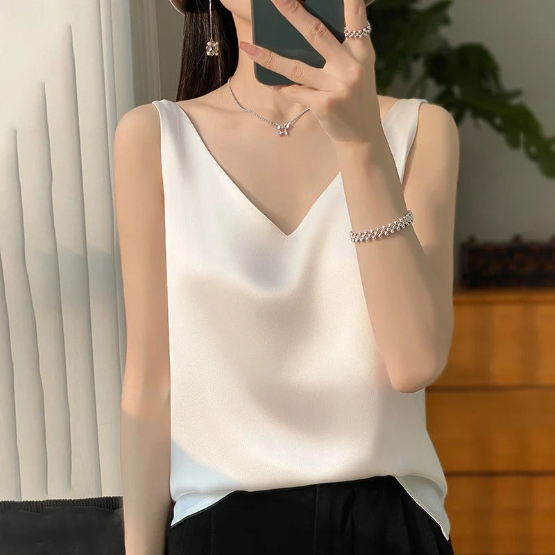 Sophia | Elegante Satinbluse