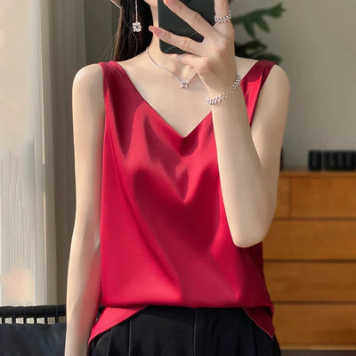 Sophia | Elegante Satinbluse
