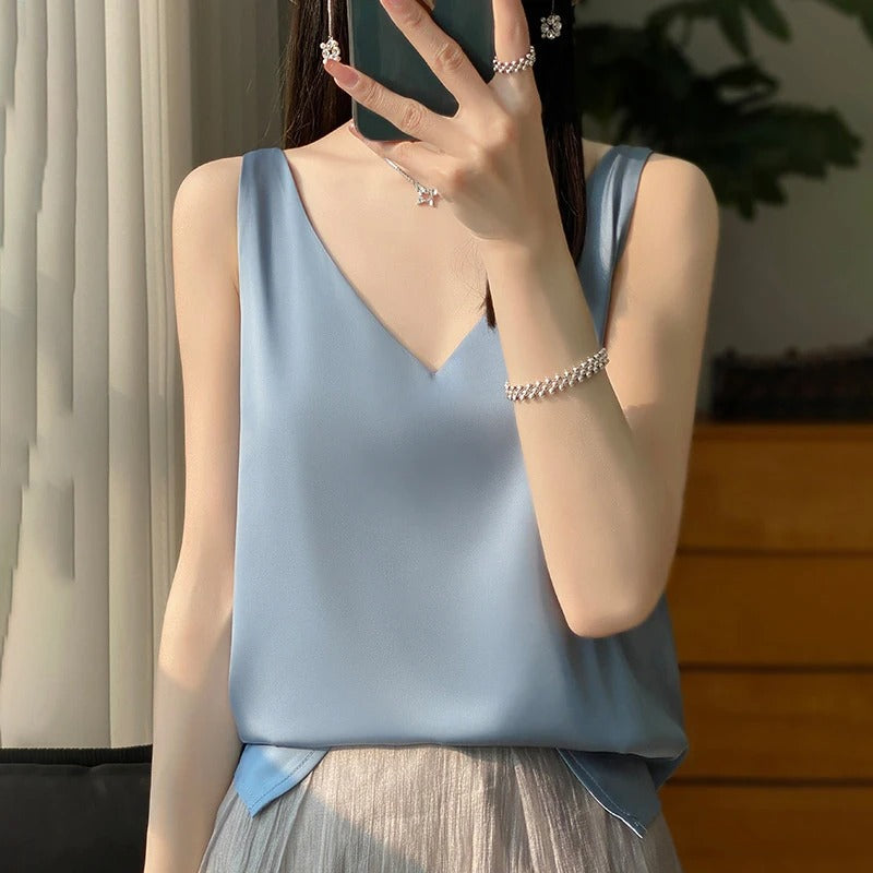 Sophia | Elegante Satinbluse