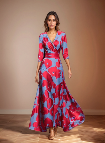 Adèle – Fließendes Minikleid mit modernem Schößchen