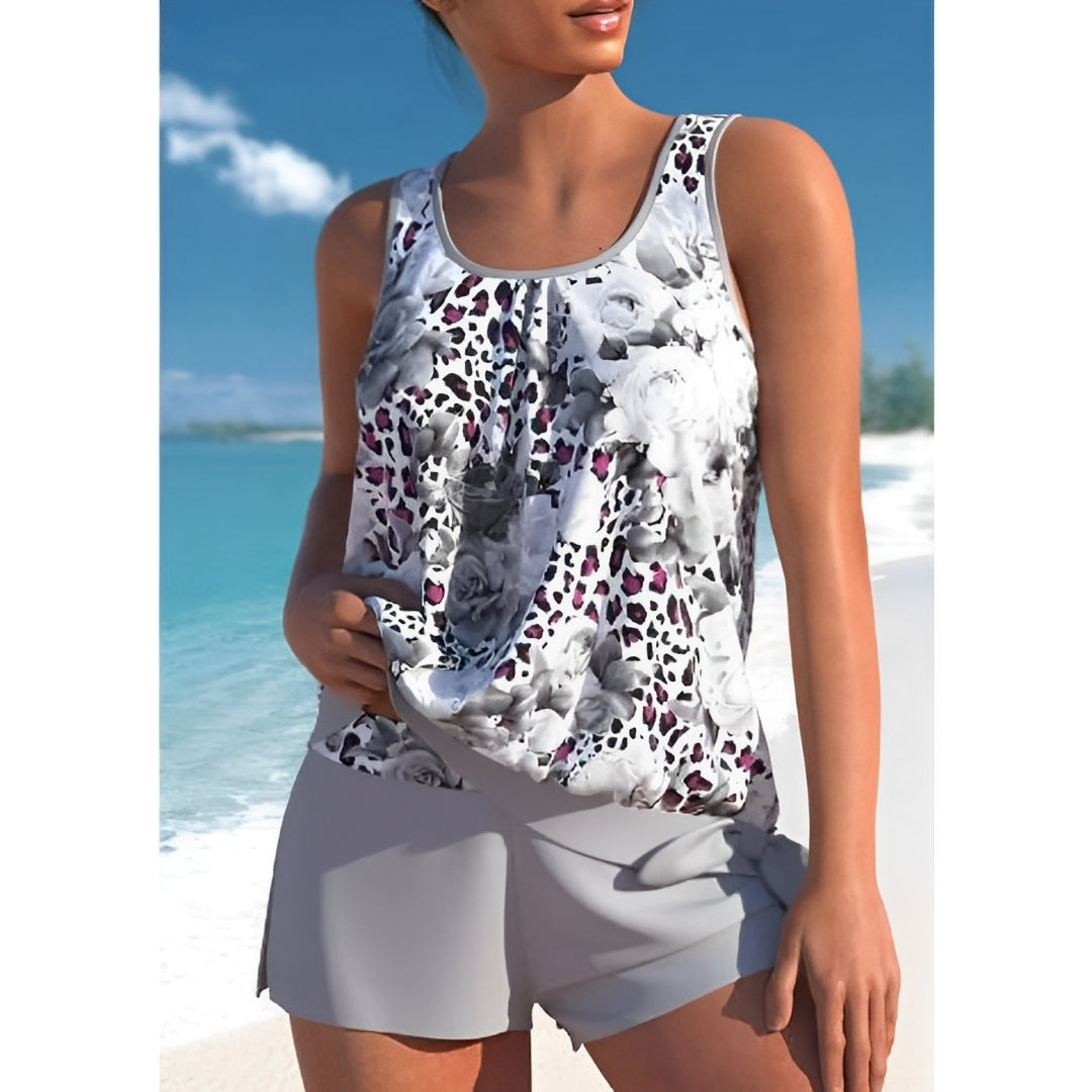 Delice - Tankini-Set mit Blumendruck