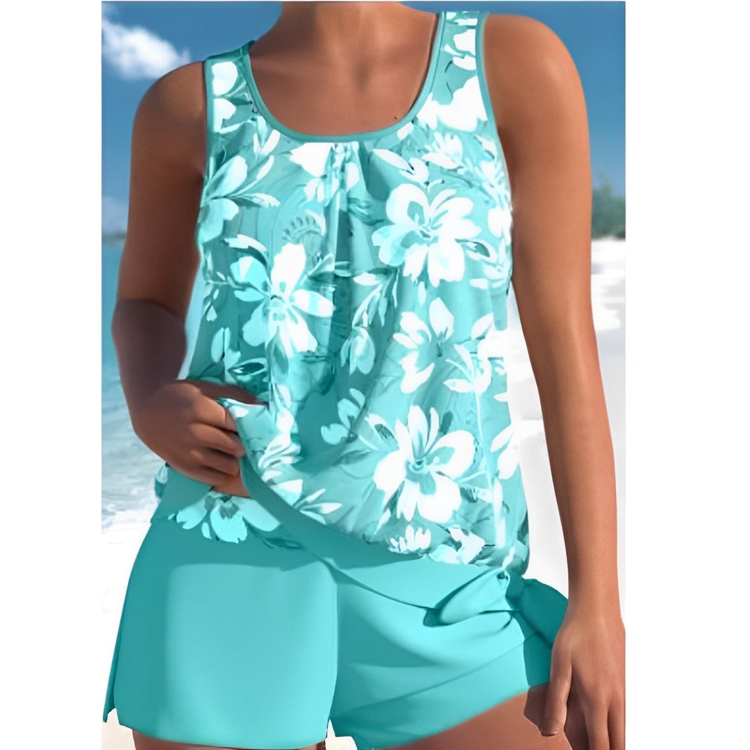 Delice - Tankini-Set mit Blumendruck