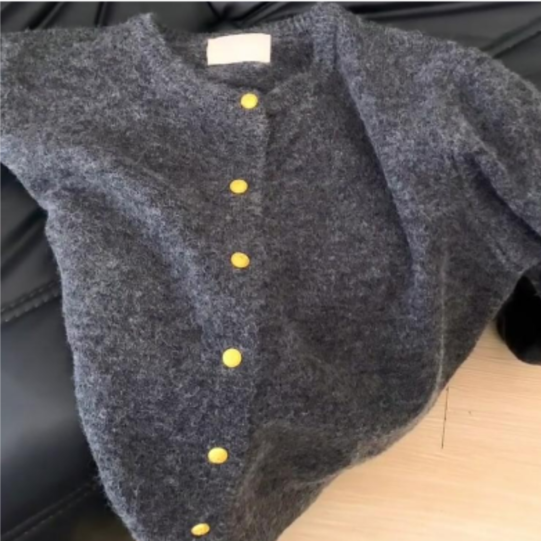 Isaura Fuzzy-Strickjacke