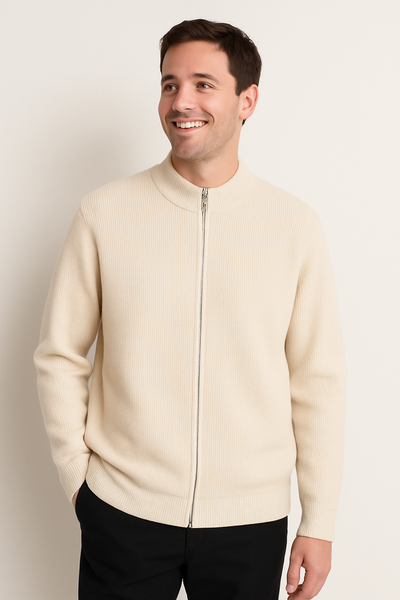 William Strickjacke mit Reißverschluss