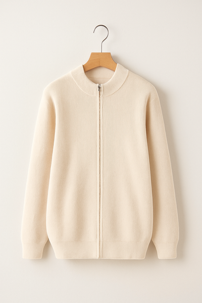 William Strickjacke mit Reißverschluss