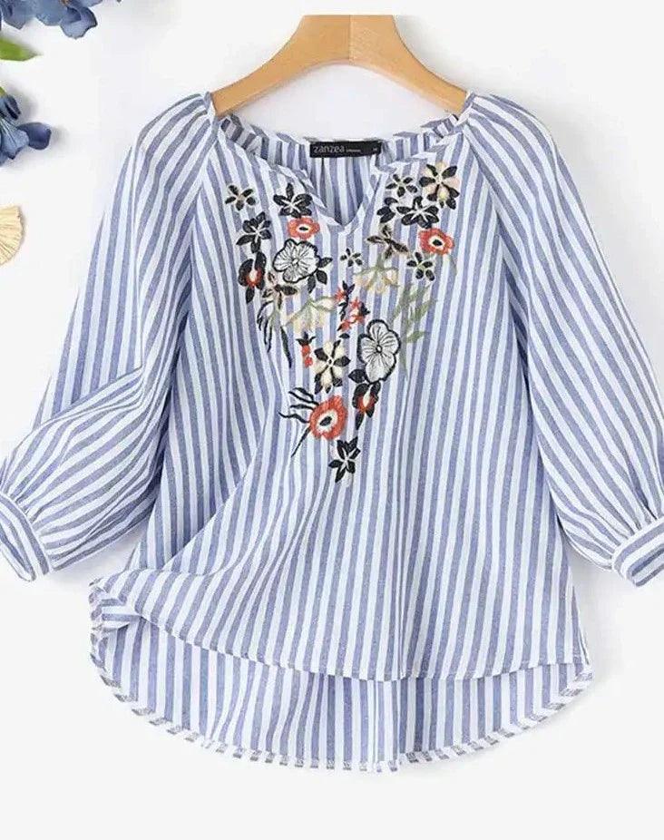 Casual Blumenbluse