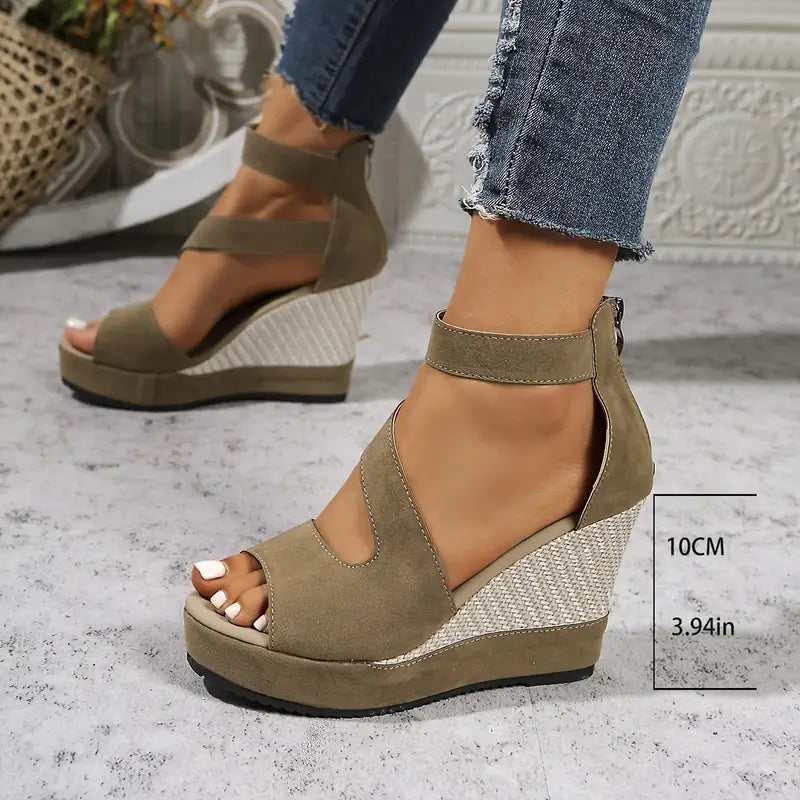 Oriane – Elegante Keilsandalen im Espadrille-Stil