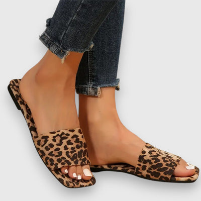 Theresa – Leopardenmuster Sandalen