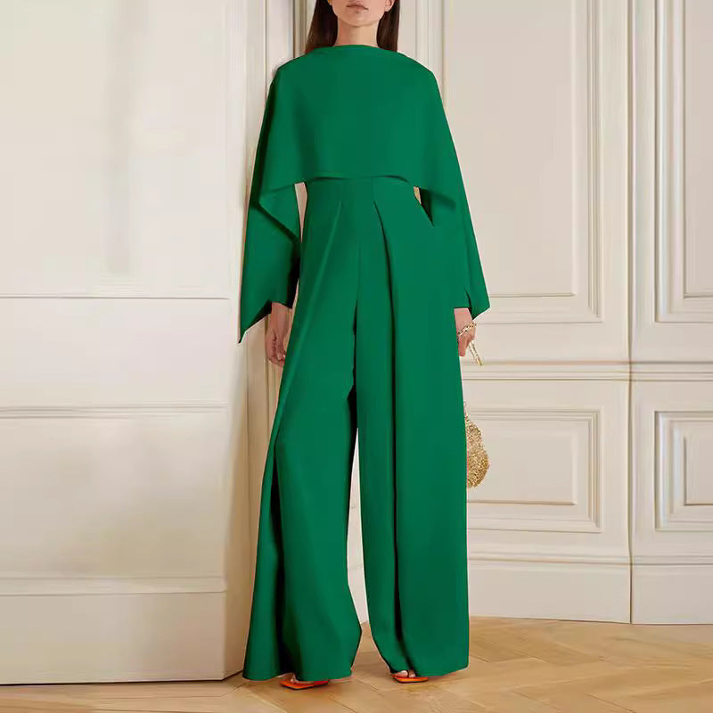 Natalia - Eleganter Jumpsuit mit Umhang