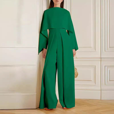 Natalia - Eleganter Jumpsuit mit Umhang