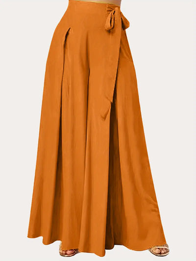 Hilma | Mühelos schicke Hose mit Bindeband und weitem Bein