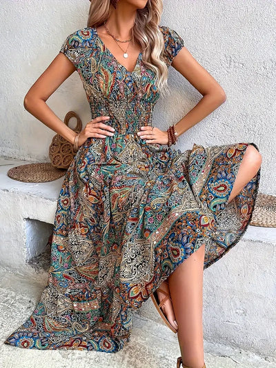 Nette – Stilvolles Boho-Maxikleid