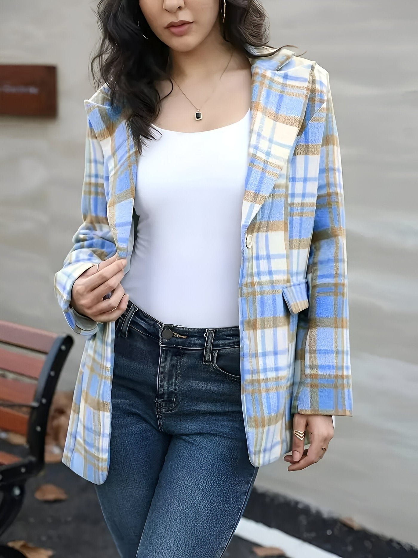 Ailsa | Eleganter Karierter Blazer