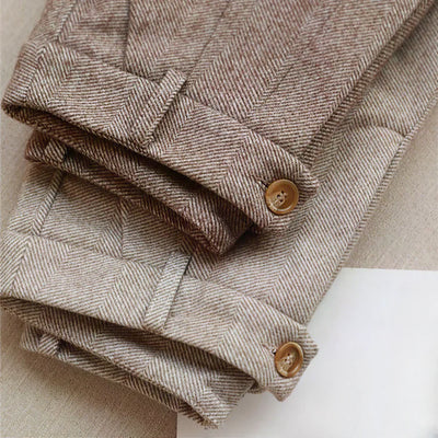 MEIKE | ELEGANTE ANZUGHOSE AUS REINER WOLLE