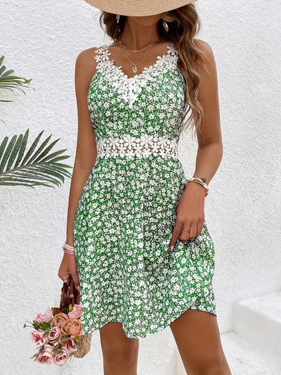 Nayline – Bezauberndes Spitzenkleid mit Blumenmuster