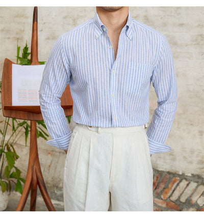 Anton - Gestreiftes Button-Down-Hemd