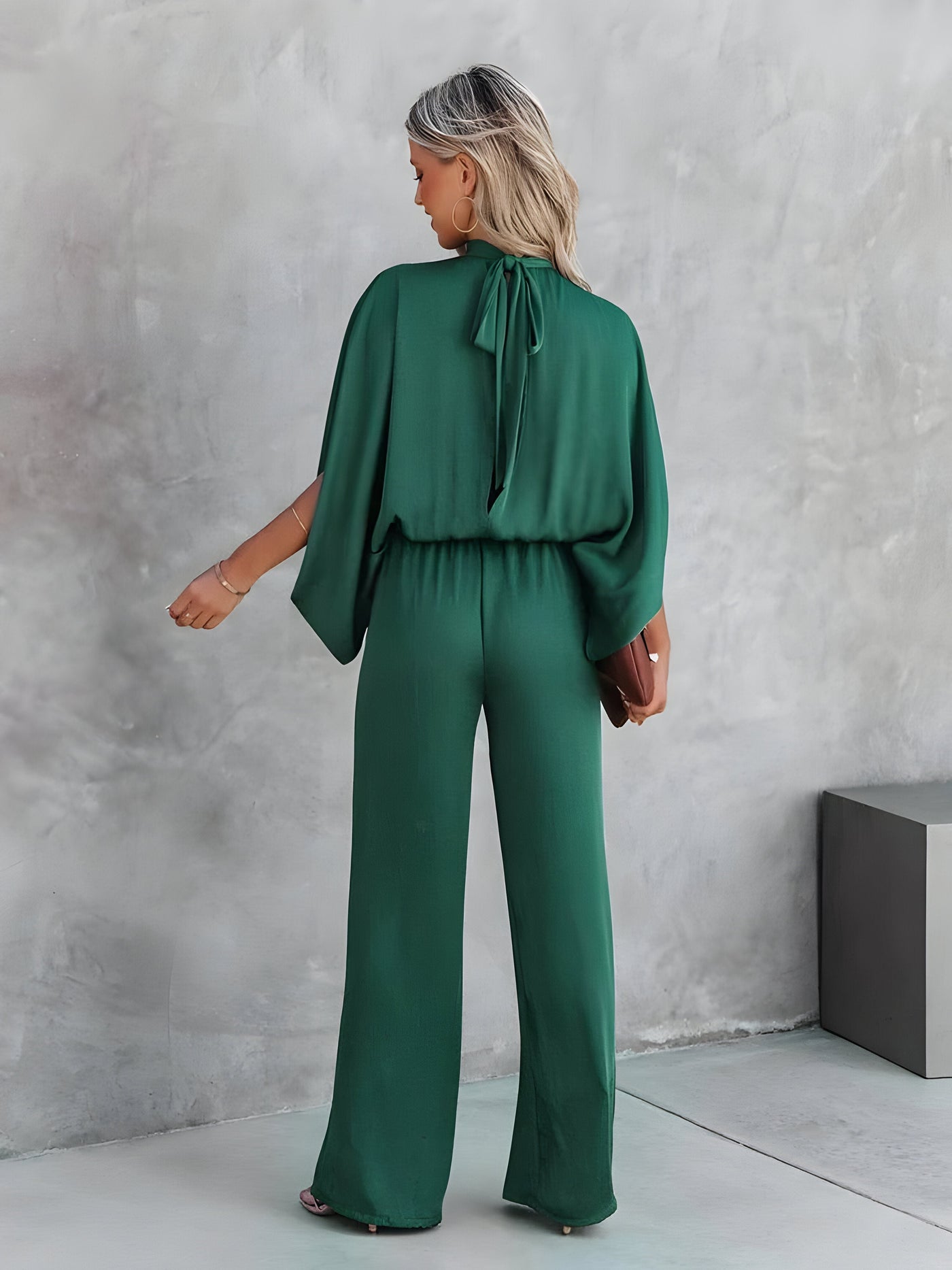 Aubryn | Trendiger grüner Jumpsuit