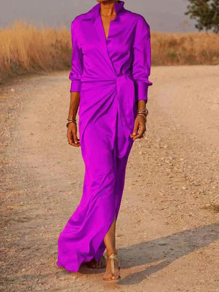 Claret - Langes lässiges Sommerkleid