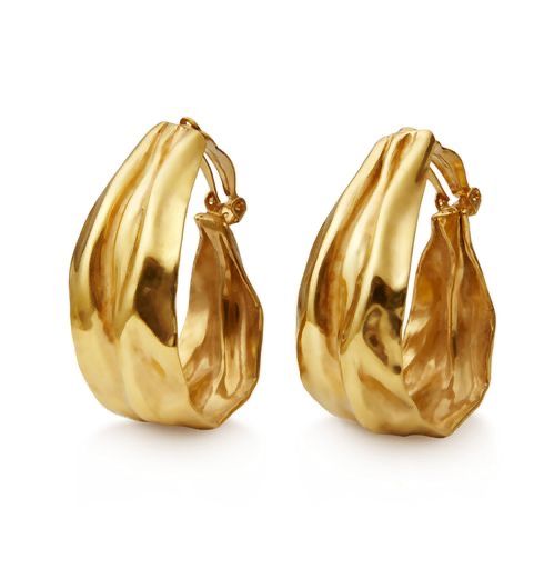 Goldgeschmiedete Ohrringe