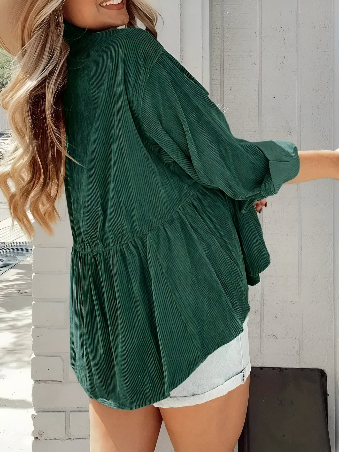 Ottilie | Lässige Button-Down Bluse mit Schlagärmeln