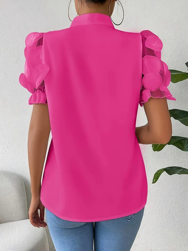 Felicia | Elegante Bluse mit Schleifenkragen für Damen