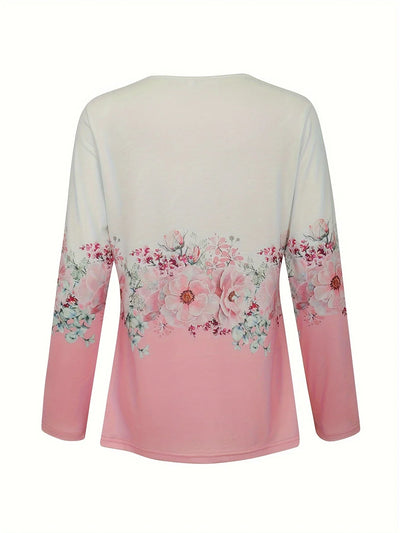 Britten – Elegante Bluse aus geblümter Spitze