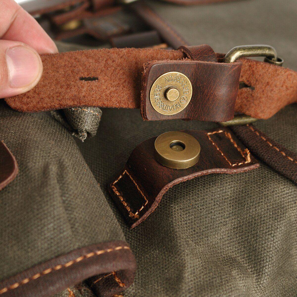 BADEN | Leinen Wanderrucksack