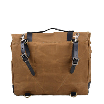 Seattle Canvas-Motorradsatteltasche 18L - Robuste Eleganz in Armygrün, Khaki oder Schwarz