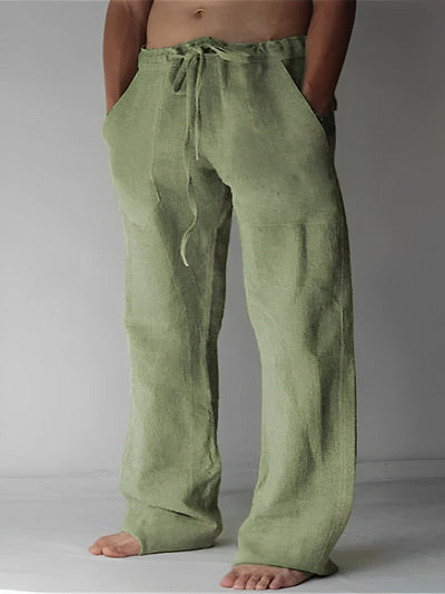 Garth - Leinen-Baggy-Hose für Herren