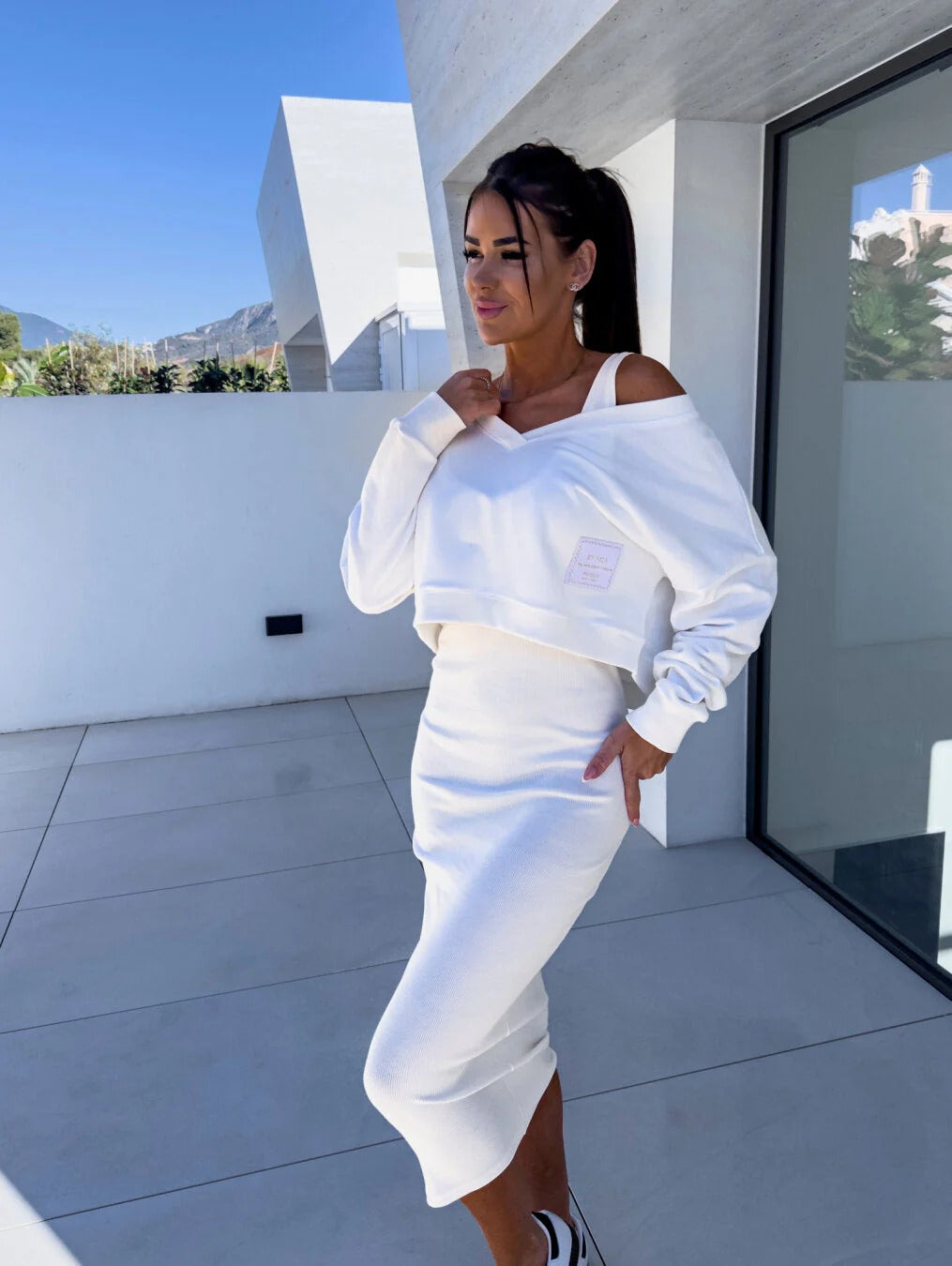 Aebi - Set mit Sweatshirt und Kleid für den täglichen Gebrauch