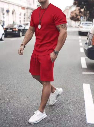 Jarek Kurzarm T-Shirt und Shorts Set
