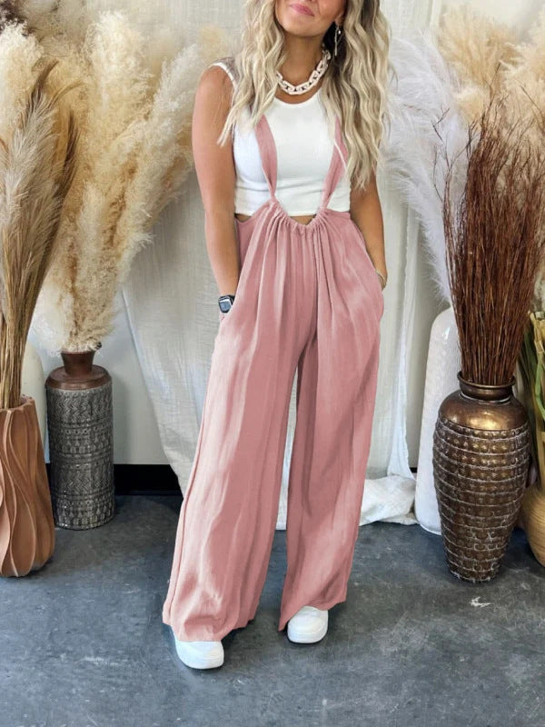 Rostica - Lässiger Jumpsuit mit weitem Bein für einen stilvollen Sommer
