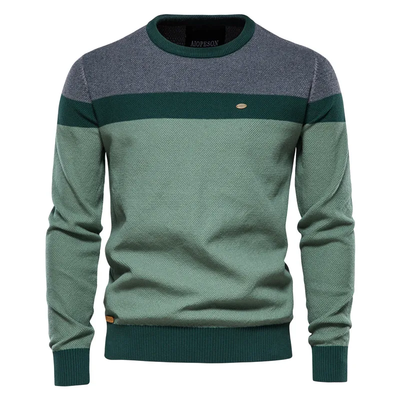 DIEGO™ Herren Rundhals Baumwollpullover – Komfortabel, Elegant