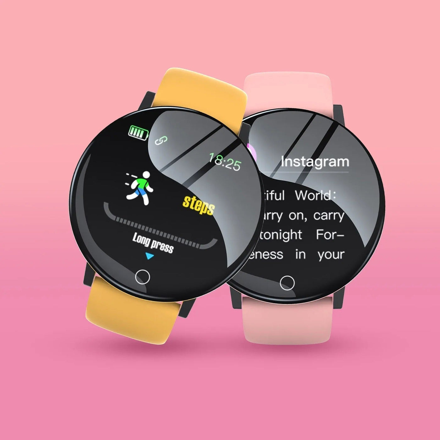 Harper Smartphone Verbundene Smartwatch Für Frauen – Elegantes Design Mit Gesundheitsüberwachung