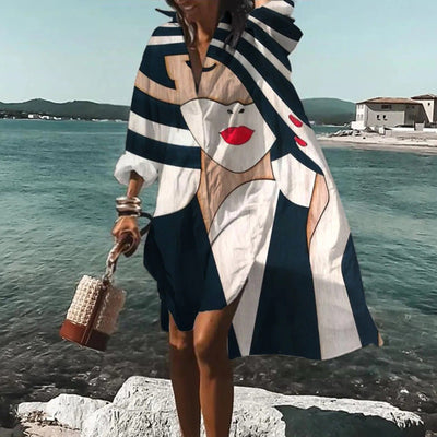 Florence - Lässiges Hemdblusenkleid aus Leinen