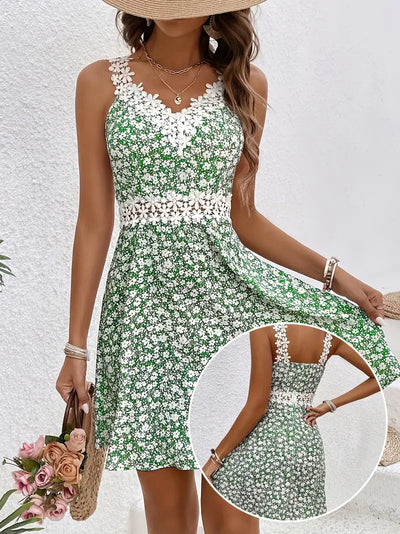 Nayline – Bezauberndes Spitzenkleid mit Blumenmuster