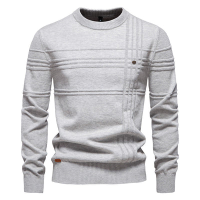 FAZIO™ Baumwollpullover für Herren – Stilvoll und Warm mit Hochwertigem Design