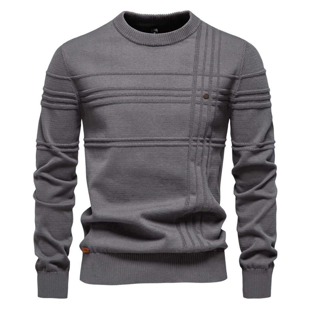 FAZIO™ Baumwollpullover für Herren – Stilvoll und Warm mit Hochwertigem Design