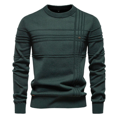 FAZIO™ Baumwollpullover für Herren – Stilvoll und Warm mit Hochwertigem Design