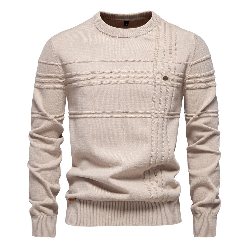 FAZIO™ Baumwollpullover für Herren – Stilvoll und Warm mit Hochwertigem Design