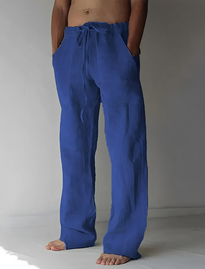 Garth - Leinen-Baggy-Hose für Herren
